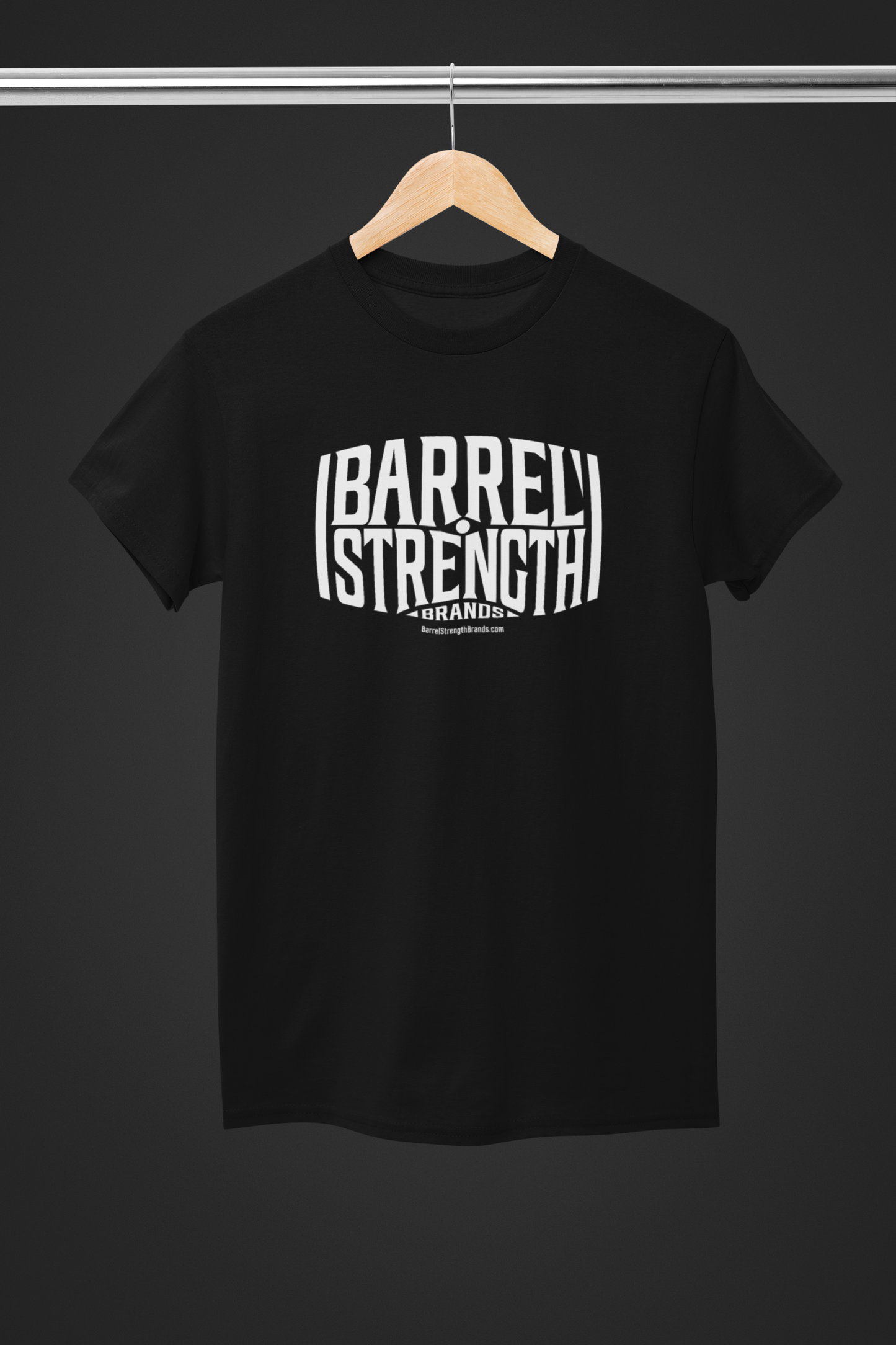 Barrel Strength Classic Black Tee Shirt