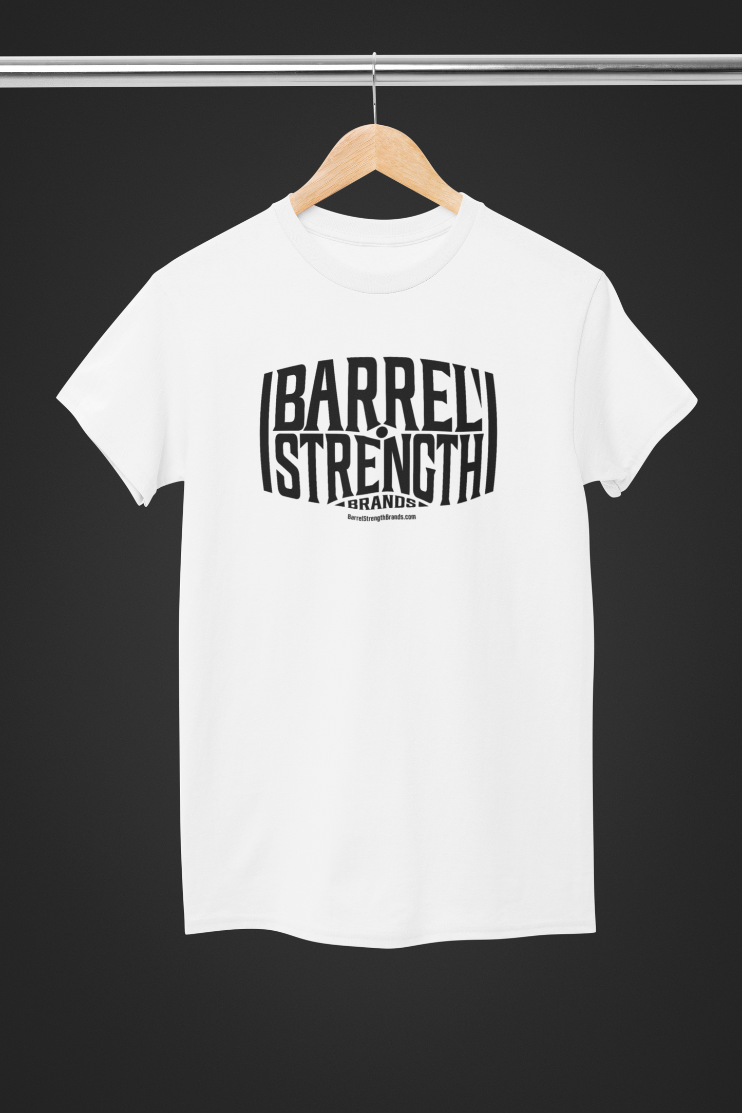 Barrel Strength Classic White Tee Shirt